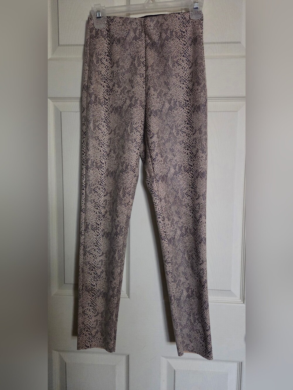Zara snake print pants with an elastic waist Size XS